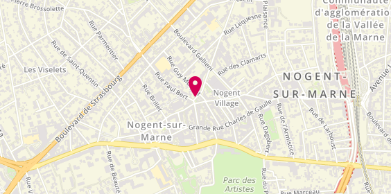 Plan de GOZLAN Michaël, 2 Rue Thiers, 94130 Nogent-sur-Marne