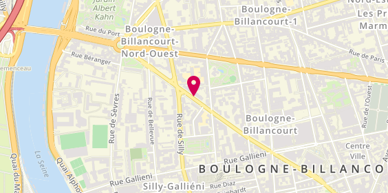 Plan de GARCIA ALEXANDRE Pascale, 90 Avenue André Morizet, 92100 Boulogne-Billancourt