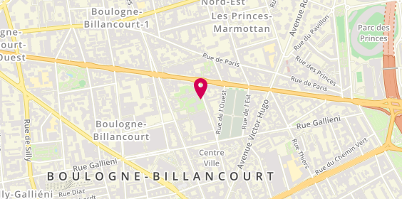 Plan de SACHE Marie Pierre, 10 Rue de la Belle Feuille, 92100 Boulogne-Billancourt