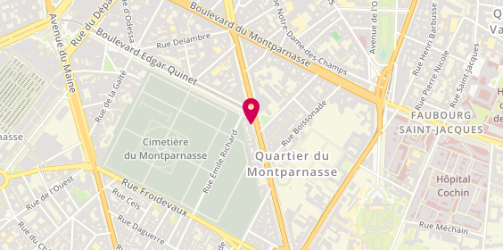 Plan de CARRE Alain, 236 Boulevard Raspail, 75014 Paris