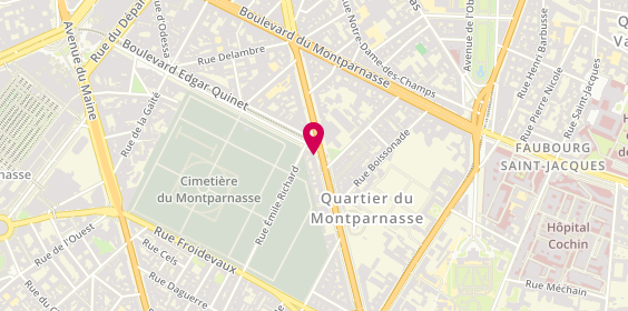 Plan de AUBLE Alain, 234 Boulevard Raspail, 75014 Paris