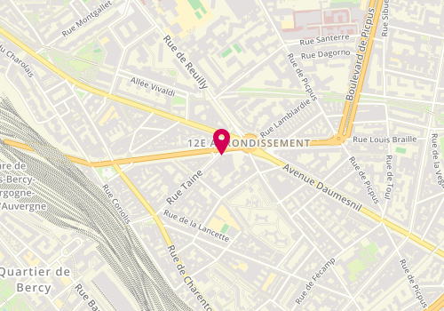 Plan de DARDAS Joseph, 44 Boulevard de Reuilly, 75012 Paris