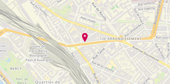 Plan de RONCHIN Céline, 11 Boulevard de Reuilly, 75012 Paris