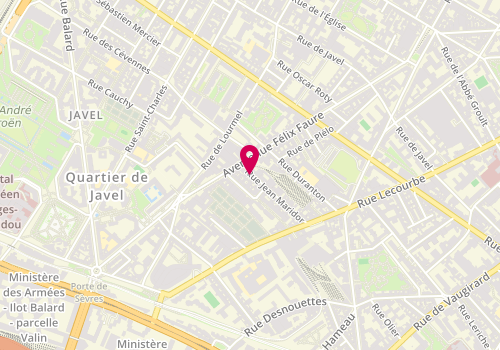 Plan de ROZENTAL ARDITTI Déborah, 6 Rue Jean Maridor, 75015 Paris