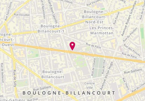 Plan de KOSINSKI Sophie, 76 Route de la Reine, 92100 Boulogne-Billancourt