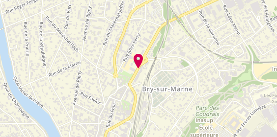 Plan de BOU Aziz Kelly, 32 Avenue Georges Clemenceau, 94360 Bry-sur-Marne