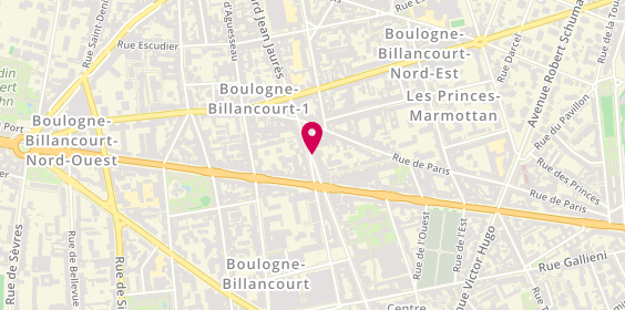 Plan de TRAN Quoc Viet, 43 Boulevard Jean Jaurès, 92100 Boulogne-Billancourt