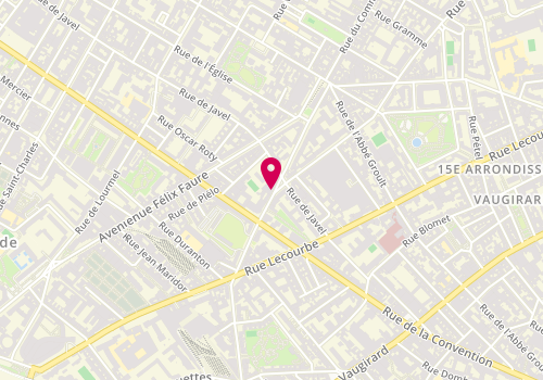 Plan de HOLZMANN Judith, 158 Rue de la Croix Nivert, 75015 Paris