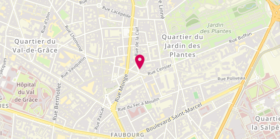 Plan de FLOURIOT Anne Charlotte, 20 Rue de la Clef, 75005 Paris