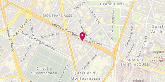 Plan de BENOIT Thierry, 132 Boulevard du Montparnasse, 75014 Paris