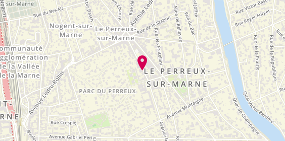 Plan de MESSEDAA Nabil, 73 Avenue Georges Clemenceau, 94170 Le Perreux-sur-Marne