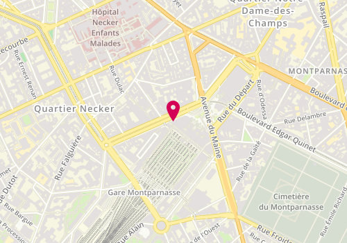 Plan de AOUIZERATE Oriane, 17 Boulevard de Vaugirard, 75015 Paris