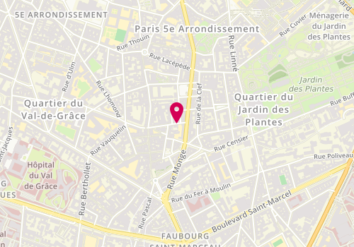Plan de GENDRON Pauline, 3 Rue de l'Epee de Bois, 75005 Paris