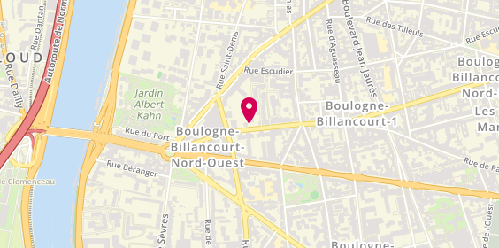 Plan de ZAKINE Jean Marc, 172 Rue de Paris, 92100 Boulogne-Billancourt