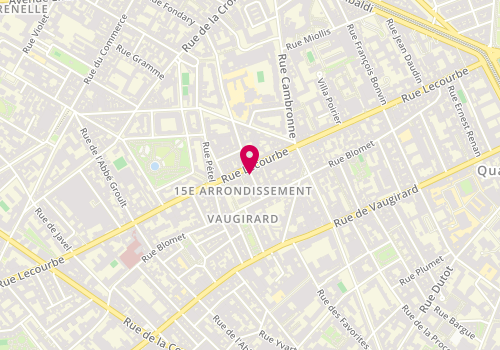 Plan de TITON Laureline, 76 Rue de l'Amiral Roussin, 75015 Paris