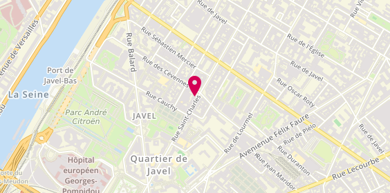 Plan de GLORIFET Martin, 160 Rue Saint Charles, 75015 Paris