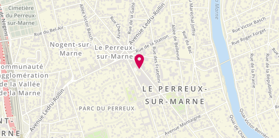 Plan de PIRROT CHAUVET SYLVIE, 123 Avenue du General de Gaulle, 94170 Le Perreux-sur-Marne