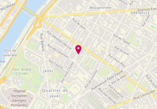 Plan de SOUFFIR Patrick, 151 Rue Saint Charles, 75015 Paris