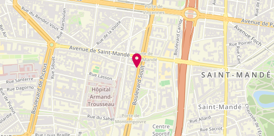 Plan de WAGNER Muriel, 111 Boulevard Soult, 75012 Paris