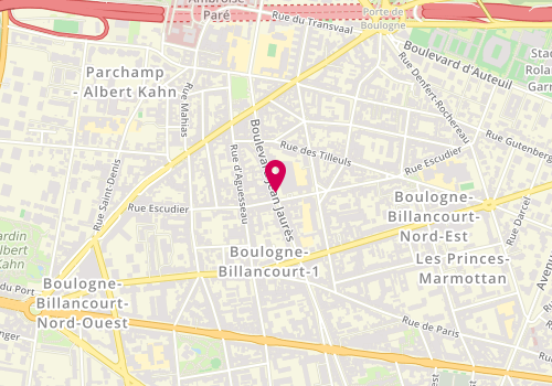 Plan de ASSAYAG Marie Claude, 9 Bis Boulevard Jean Jaurès, 92100 Boulogne-Billancourt