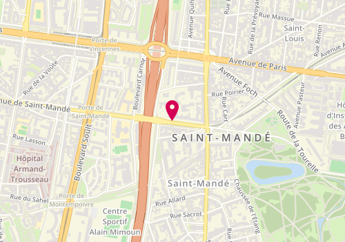 Plan de DACHICOURT Romain, 12 Avenue Victor Hugo, 94160 Saint-Mandé
