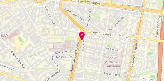 Plan de TAIEB David, 58 Boulevard de Picpus, 75012 Paris