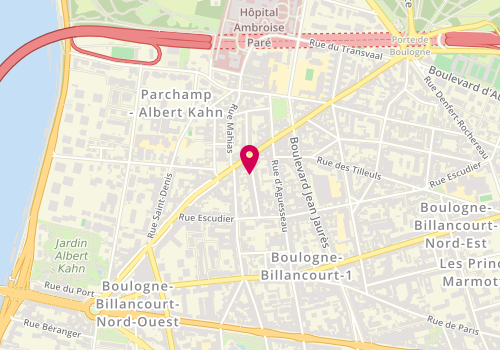 Plan de FLAMARION Marie Juliette, 4 Rue Alfred Laurant, 92100 Boulogne-Billancourt