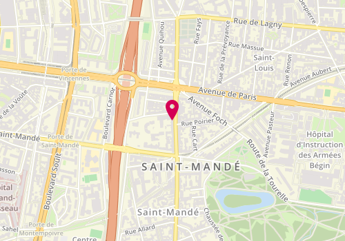 Plan de ZAKINE Bruno, 16 Avenue du General de Gaulle, 94160 Saint-Mandé