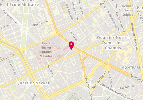 Plan de ROUSSEL Thierry, 125 Rue du Cherche Midi, 75015 Paris