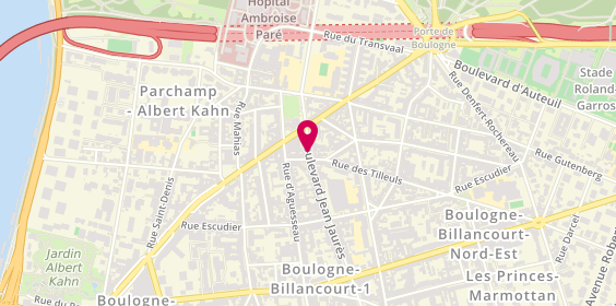 Plan de ARNAUD Louis, 6 Boulevard Jean Jaurès, 92100 Boulogne-Billancourt