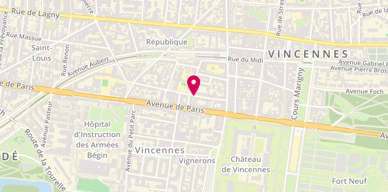 Plan de GERMANI Valentin, 8 Rue Jean Moulin, 94300 Vincennes