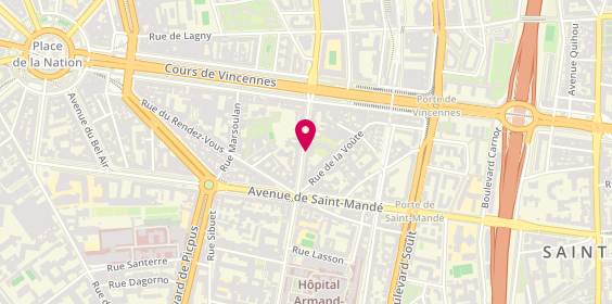 Plan de ATIA Jonathan, 70 Avenue du Docteur Arnold Netter, 75012 Paris