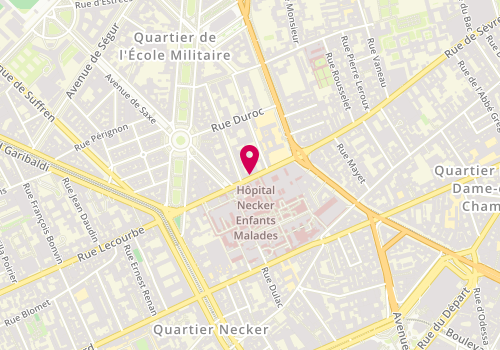Plan de PERRONNET Thierry, 94 Rue de Sèvres, 75007 Paris