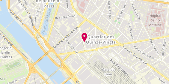 Plan de ACHOUR James, 4 Bis Rue de Lyon, 75012 Paris