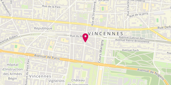Plan de BESNAINOU Laurent, 18 Bis Avenue du Chateau, 94300 Vincennes