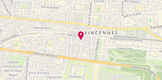 Plan de BOUKOBZA Michèle, 27 Avenue du Château, 94300 Vincennes