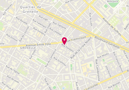 Plan de FELDSTEIN Patrick, 69 Rue Fondary, 75015 Paris