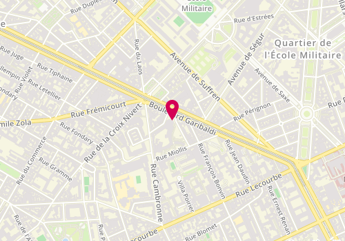 Plan de CERCEAU Léa, 16 Boulevard Garibaldi, 75015 Paris