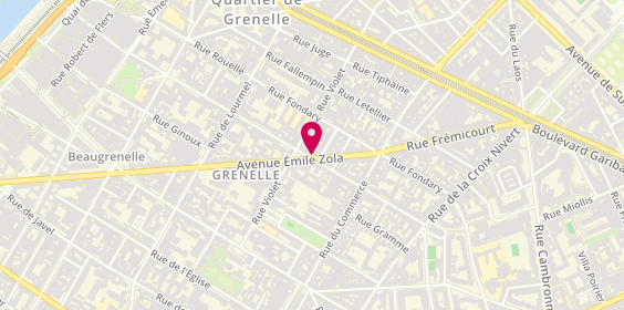 Plan de COHEN Paul, 133 Avenue Emile Zola, 75015 Paris