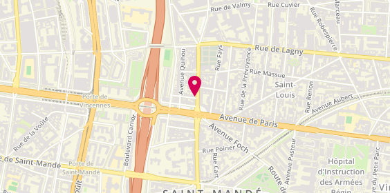 Plan de BENQUE Guillaume, 5 Avenue Joffre, 94160 Saint-Mandé