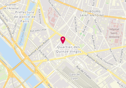 Plan de DAVID Eric, 11 Rue Michel Chasles, 75012 Paris