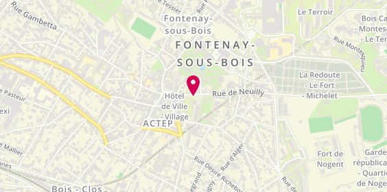 Plan de LEVY Valérie, 16 Bis Rue de Neuilly, 94120 Fontenay-sous-Bois