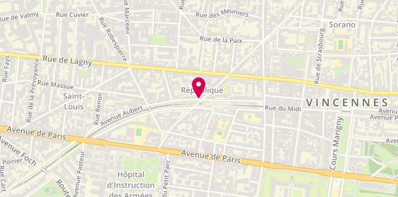 Plan de RORIVE Gilles, 42 Avenue Aubert, 94300 Vincennes