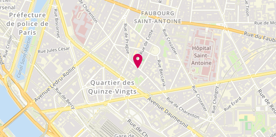 Plan de DOUMIT Amid, 98 Rue de Charenton, 75012 Paris