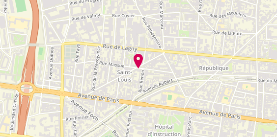 Plan de LEMAIRE Elodie, 29 Rue Massue, 94300 Vincennes
