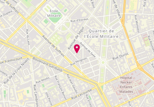 Plan de PAOLANTONACCI Pascal, 7 Rue Albert de Lapparent, 75007 Paris