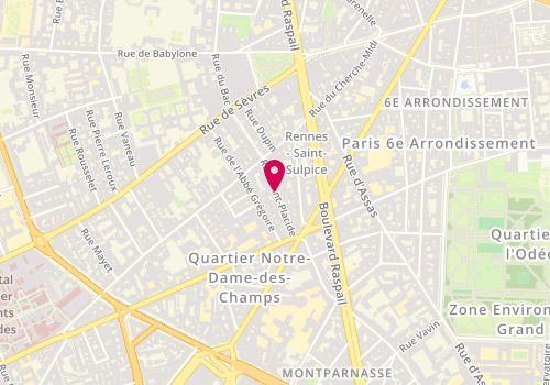 Plan de MERAUD Serge, 44 Rue Saint Placide, 75006 Paris