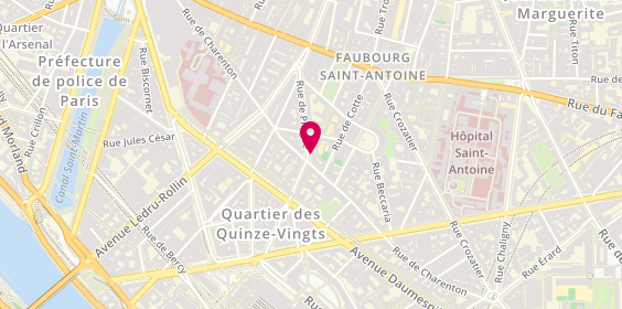 Plan de BENICHOU Annaëlle, 2 Rue Charles Baudelaire, 75012 Paris