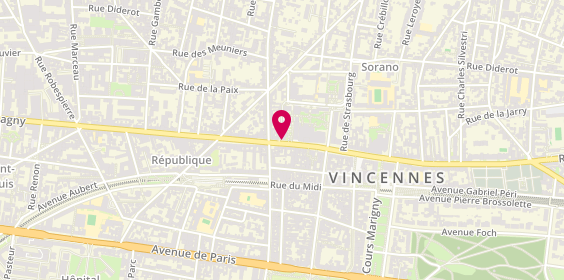 Plan de WEILL Christophe, 164 Rue de Fontenay, 94300 Vincennes