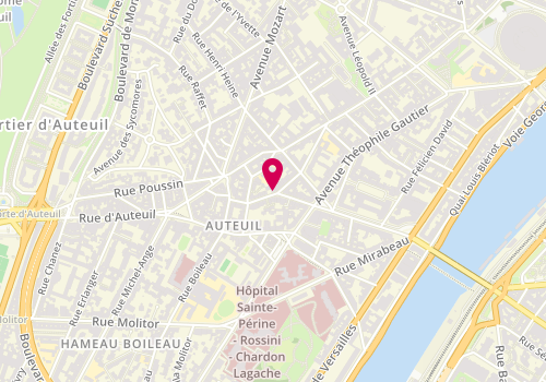 Plan de GEYSENS D'HAUTEVILLE Isabelle, 14 Rue Leconte de l'Isle, 75016 Paris